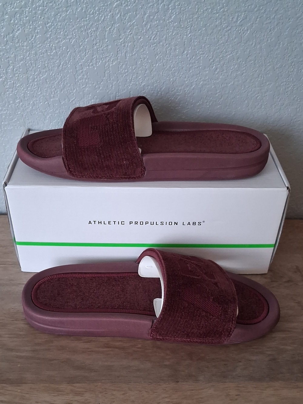 APL Women's Burgundy Slide Sandals